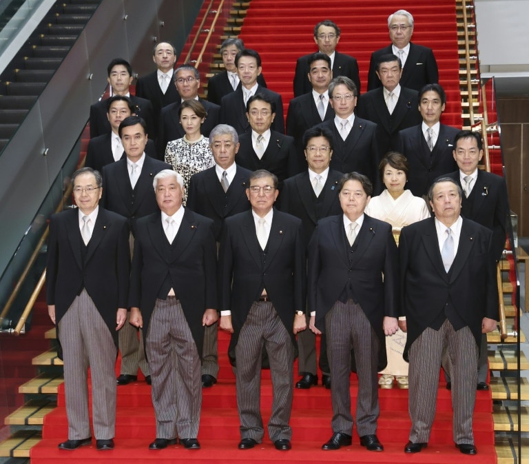 Japan govt admits doctoring ‘untidy’ cabinet photo