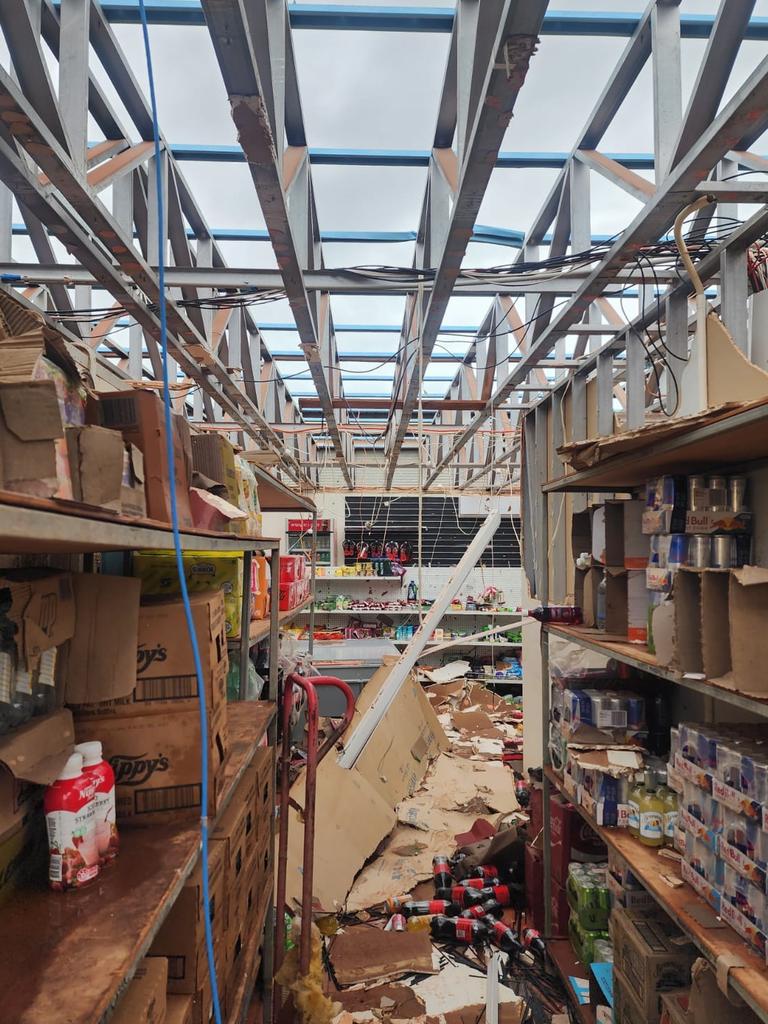 Devastation at Pardoo Roadhouse and Tavern after it was hit directly by Cyclone Ilsa at Category 5 strength. Picture: Pardoo Roadhouse and Tavern