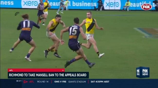 Richmond to appeal Rhyan Mansell’s ban verdict