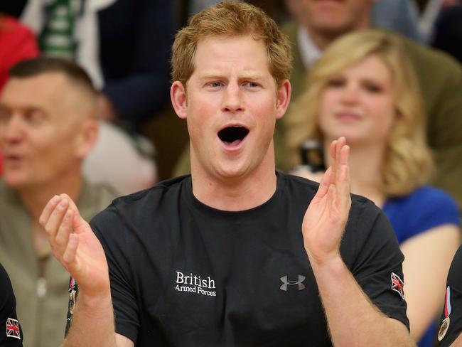 Prince Harry at the Warrior Games. Picture: Chris Jackson/Getty Images