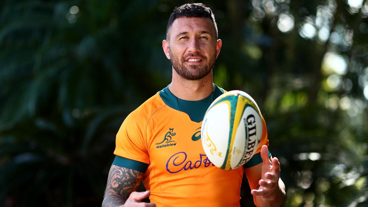 Quade Cooper is back for the Wallabies (Photo by Chris Hyde/Getty Images for the ARU)