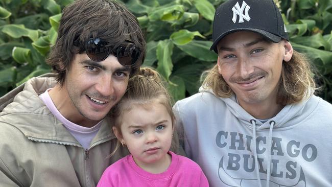 Brodie with his older brother Bradley Ashe .