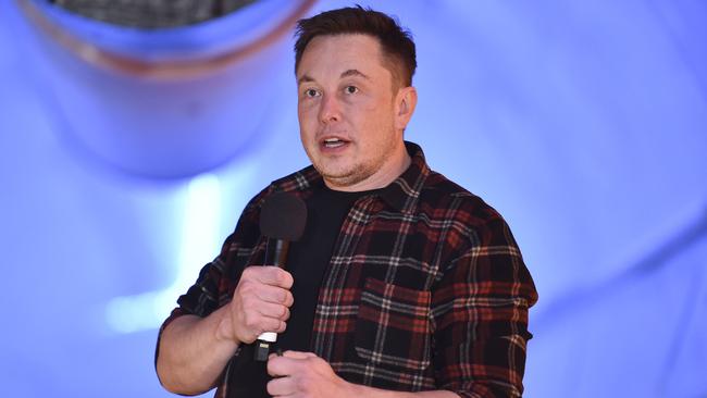 Elon Musk, praised the discovery as “solid work”. Tesla said its autopilot function was not compromised because it was never intended to replace a human. Picture: Robyn Beck/via AP