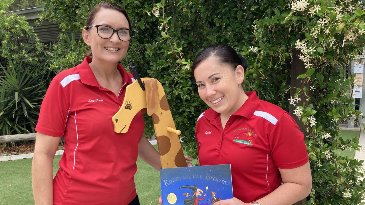 Kitiwah Place Early Learning Centre director Lee-Ann Hendry with staff member Rachel Dan.