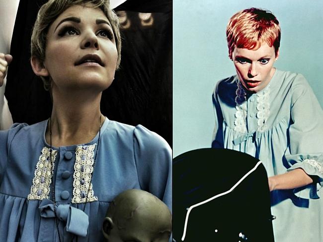 Ginnifer Goodwin as Rosemary Woodhouse (Mia Farrow) of “Rosemary’s Baby”. Picture: Ginnifer Goodwin/Instagram; Supplied