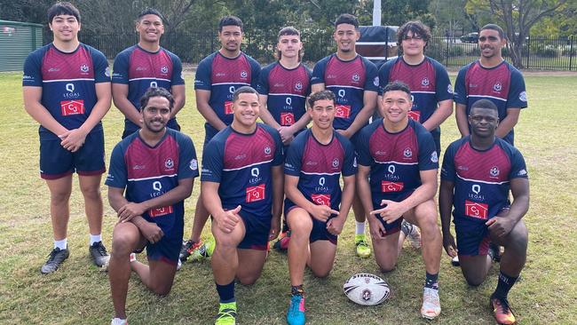 The Ipswich State High senior Academy squad playing in the 2021 Langer Trophy competition.