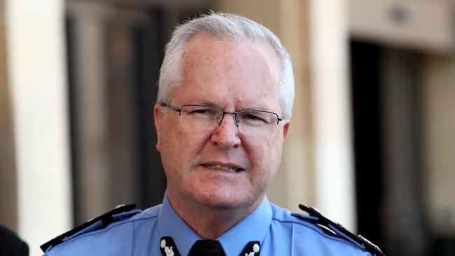 WA Police Commissioner Chris Dawson. Picture: Colin Murty