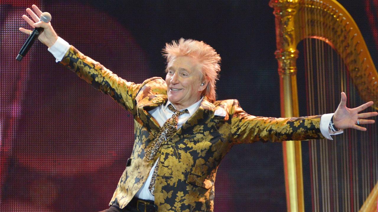 Rod Stewart is bringing a big rock show to Australia for the last time. Picture: Jim Dyson/Getty Images