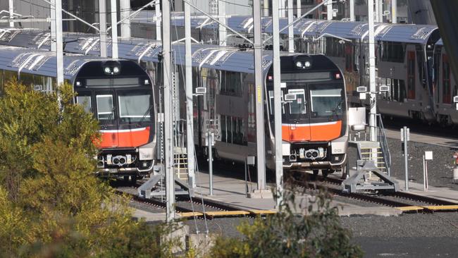 The New Intercity Fleet is yet to enter service, with no date set for them hitting the tracks. Picture: Rohan Kelly