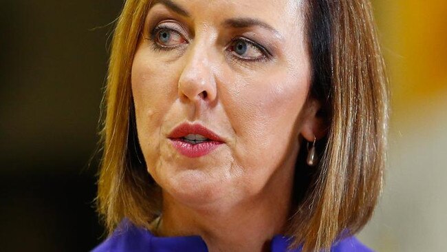 SUNSHINE COAST, AUSTRALIA - MARCH 11 : Commentator Liz Ellis during the round four Super Netball match between the Lightning and the Giants at University of the Sunshine Coast on March 11, 2017 in Sunshine Coast, Australia. (Photo by Jason O'Brien/Getty Images)