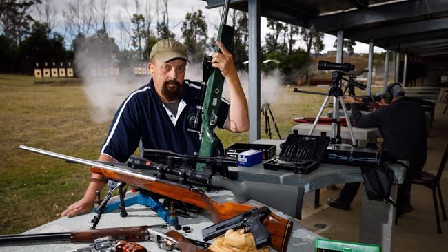 Tasmanian sporting shooter Andrew Judd. Picture: Peter Mathew