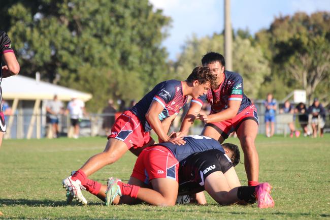 Amare Wynyard captained Redcliffe SHS’s Langer Trophy team as a Year 11 student.