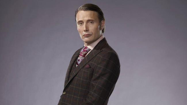 Mads Mikkelsen as Hannibal Lecter in the US TV series <i>Hannibal.</i>