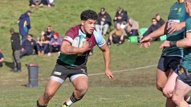 Hunter Paisami in action for the Harlequins club in Melbourne.