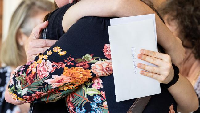 Hundreds attended the funeral service for Nightcliff Friendly Grocer owner Linford Feick on Wednesday, May 7 at Resthaven Chapel. Picture: Pema Tamang Pakhrin