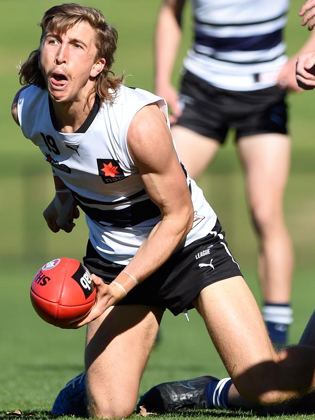 Joel Trudgeon in action for Northern Knights. Picture: Steve Tanner