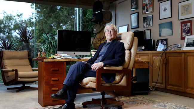 Australian entrepreneur Dick Smith photographed wants Australia’s immigration to be reduced to 75,000 per year. Picture: Jane Dempster