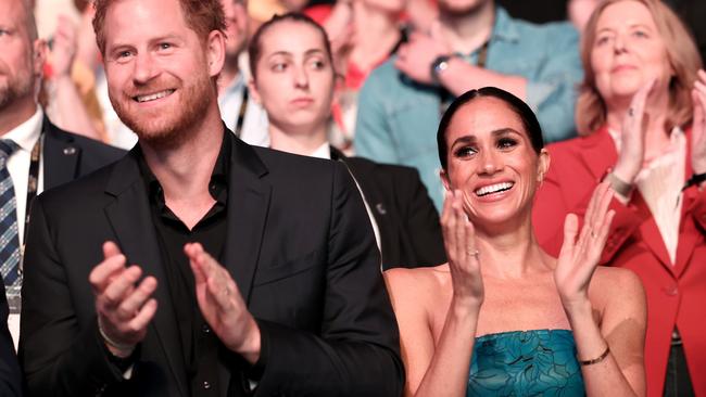 Prince Harry, Duke of Sussex, Meghan, Duchess of Sussex attend the closing ceremony of the Invictus Games in September. Picture: Chris Jackson/Getty Images for the Invictus Games Foundation