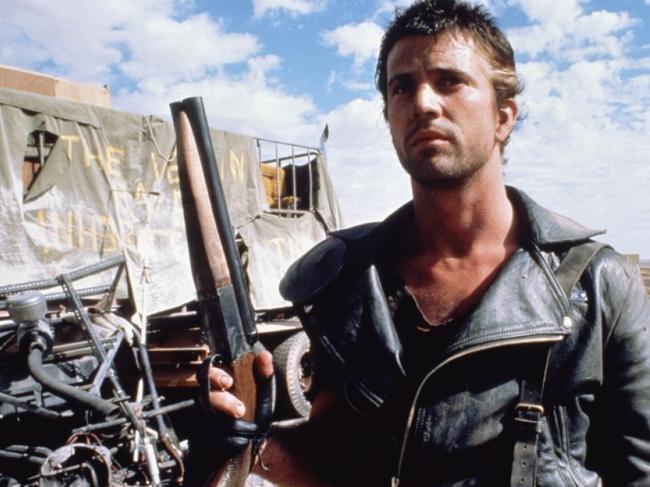 Aust actor Mel Gibson in scene from film Mad Max 2 The Road Warrior'.