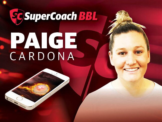 Paige Cardona has revealed her SuperCoach BBL side.