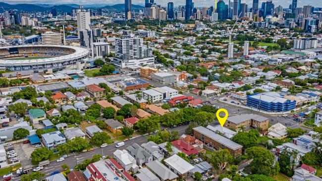 This block of units at 2 Lisburn St, East Brisbane — in the heart of the Olympics precinct — is on the market.