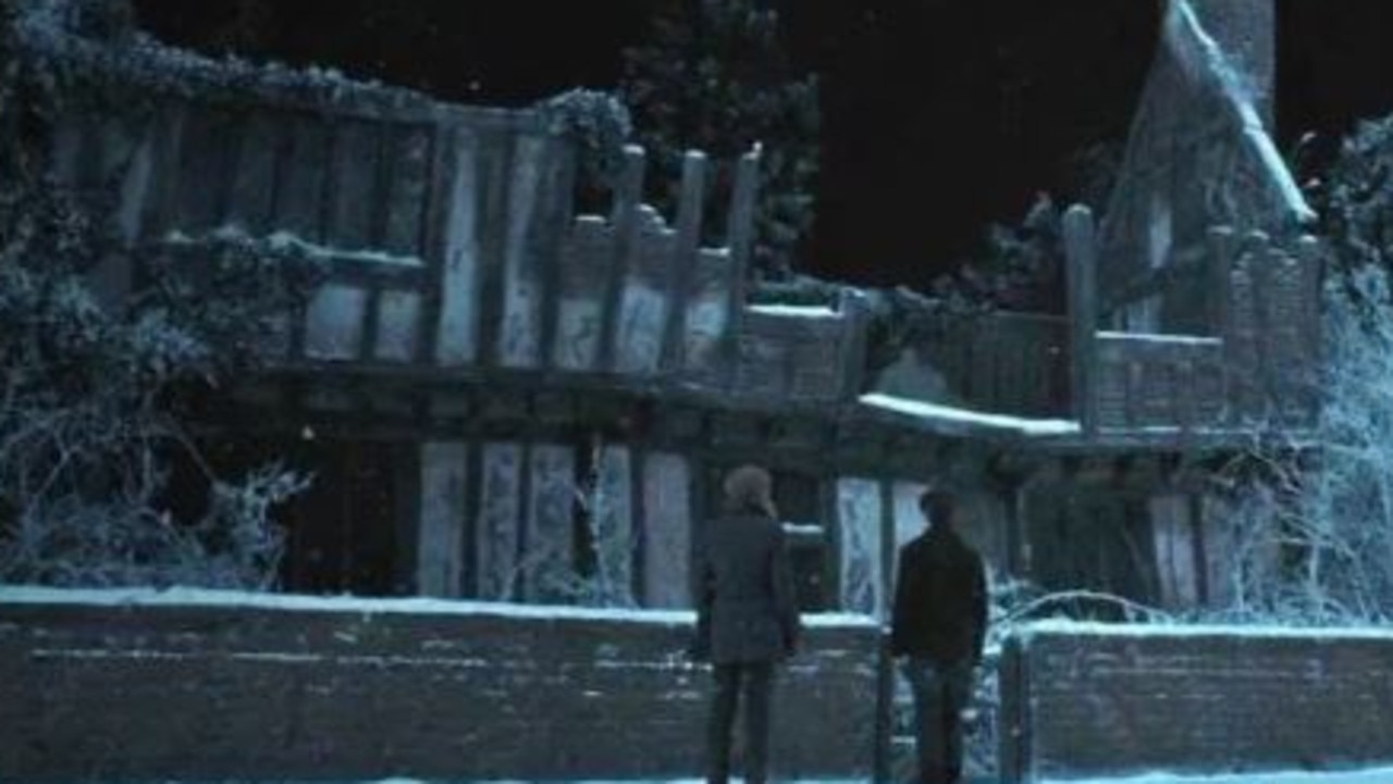 The house was destroyed when Voldemort's 'killing curse' backfired.