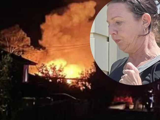 Amber Ray Hollis, 47, pleaded guilty to one charge of arson in Maryborough District Court on Monday morning.