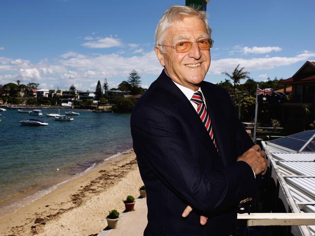 Sir Michael Parkinson in Sydney in 2009. Picture: Brendon Thorne/Getty Images