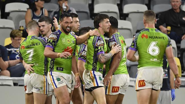 The injury-ravaged Raiders have managed to grind out another win to secure their place in the top-eight. Picture: Getty Images.