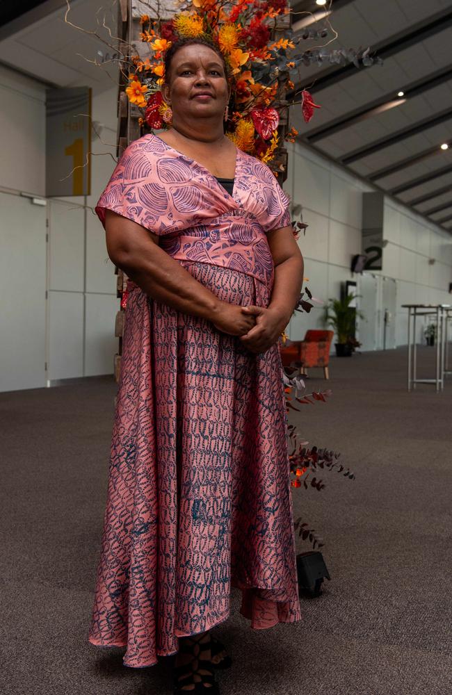 Lorraine Williams at the 2024 NAIDOC Ball at the Darwin Convention Centre. Picture: Pema Tamang Pakhrin