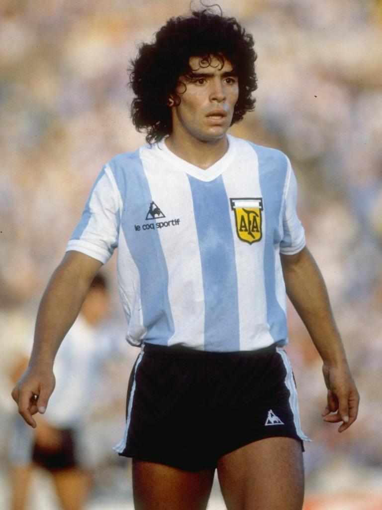 Diego Maradona in his prime. Credit: Allsport UK /Allsport