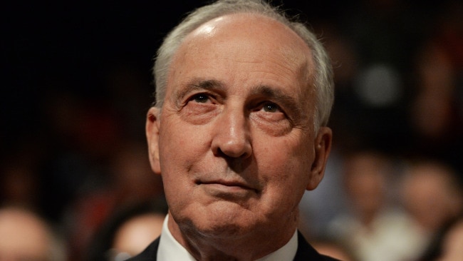 Former prime minister Paul Keating spoke to Australia's strained relationship with China at the National Press Club. Picture: Mick Tsikas-Pool/Getty Images