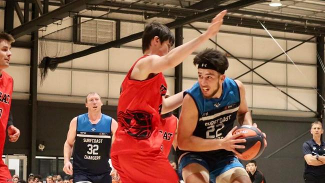 The Surfcoast Chargers, who finished sixth in 2023 and last in 22, continue to climb the Big V division two ladder. Picture: Surfcoast Chargers.