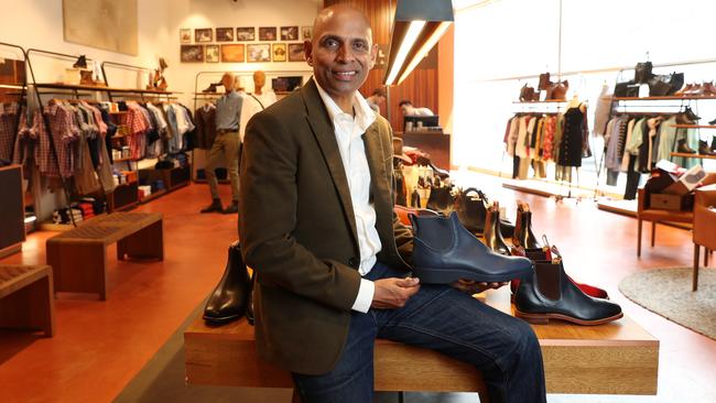 R.M. Williams CEO Raju Vuppalapati. Picture: John Feder/The Australian.