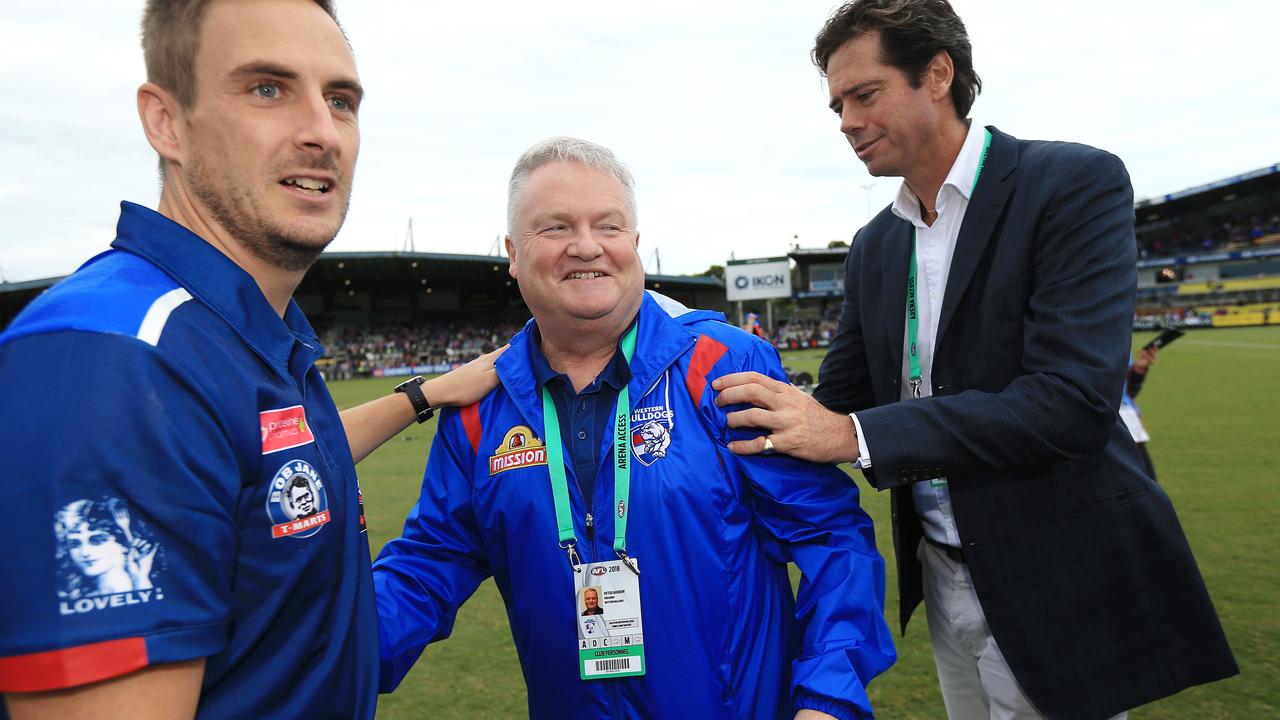 Western Bulldogs president Peter Gordon expressed some bold views last week. Picture: Mark Stewart