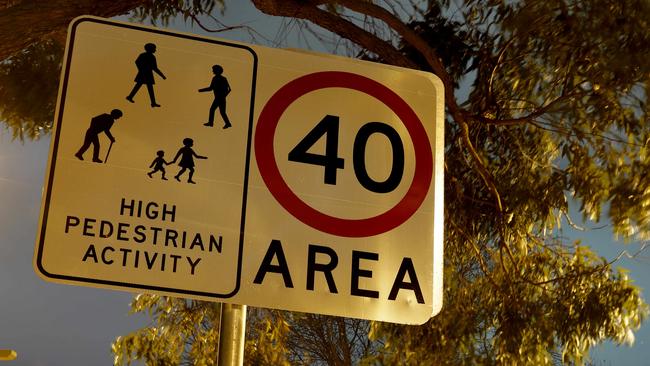 The City of Darwin Council declared that from Wednesday, November 1 speed limits on most Darwin CBD streets would drop to 40km/h. Picture: Damian Shaw