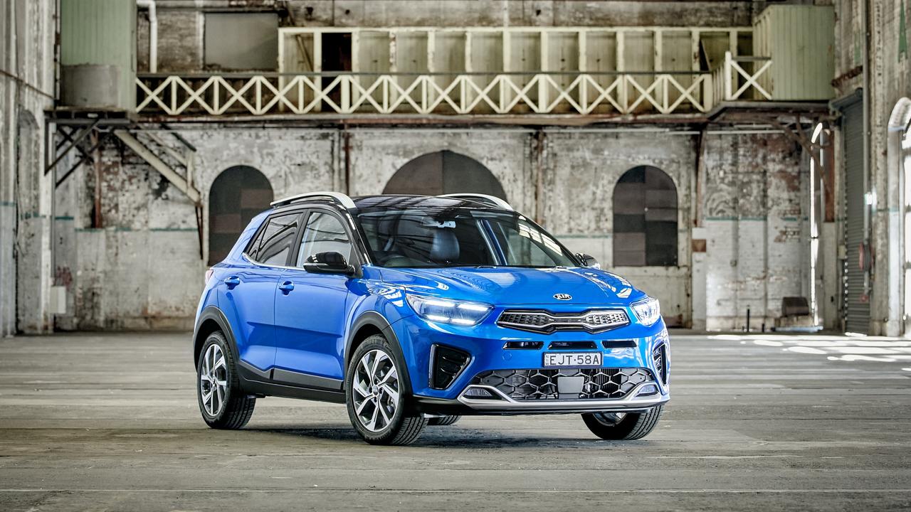 The Kia is available in a range of bright colours.