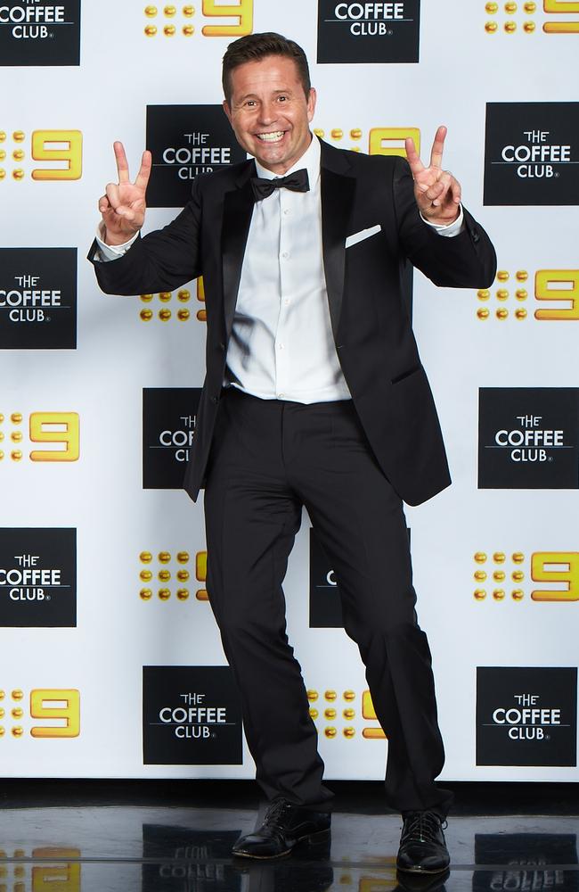 Steve Jacobs at the 2017 Channel Nine Logies Coffee Club after party. Picture: Channel Nine