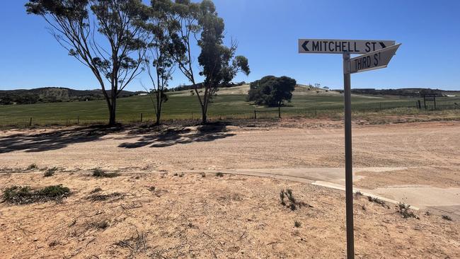 The rear of the property neighbours vacant land and empty paddocks. Picture: Micaela Stark