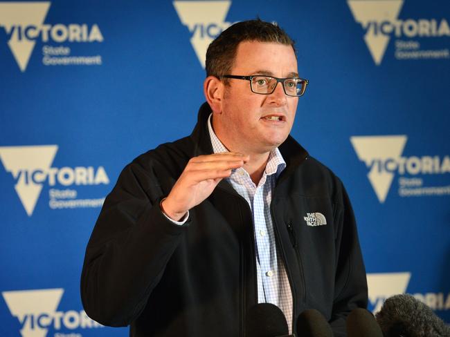 Victorian Premier Daniel Andrews’ decision to bring forward the school holiday was controversial Picture: Nicki Connolly