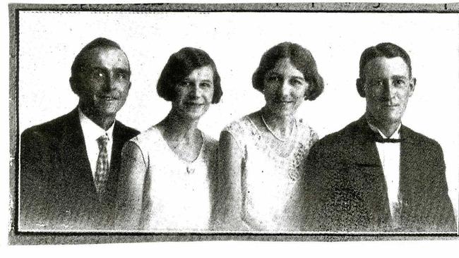 MUSIC MASTERS: Ipswich competitors at the 1930 eisteddfod, Mr T. White, Miss T. Marsh, Nancy White and Mr G. Clark.