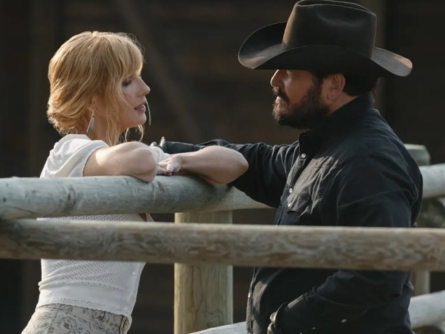 Kelly Reilly and Cole Hauser star in Yellowstone. Picture: Paramount