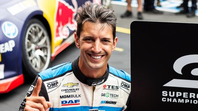 MELBOURNE, AUSTRALIA - MARCH 24: (EDITORS NOTE: A polarizing filter was used for this image.) Nick Percat driver of the #10 Bendix Racing Chevrolet Camaro ZL1 during race 4 of the Melbourne Supersprint, part of the 2024 Supercars Championship Series at Albert Park, on March 24, 2024 in Melbourne, Australia. (Photo by Daniel Kalisz/Getty Images)