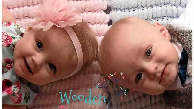 Twins Sophia Grace Nicholas-Pugh,weighing 2310g, and Oliver Ted Nicholas-Pugh, weighing 2940g, were born on September 22, 2018. Picture: Hayley Love