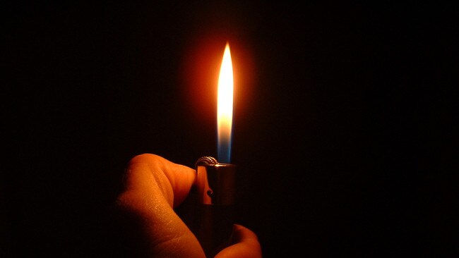 Generic photo of a lighter.