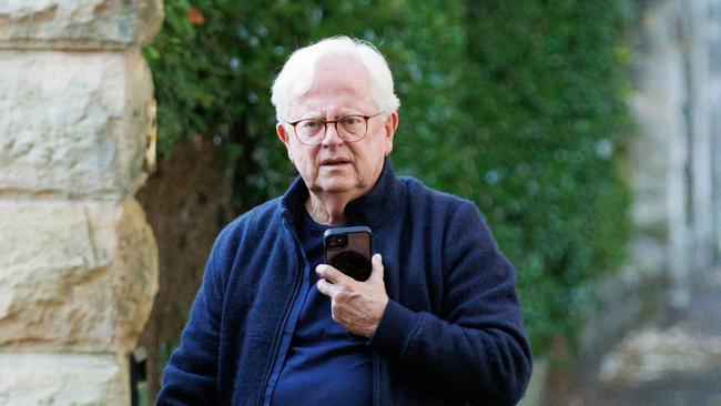 Philip Crawford, chief of the NSW Independent Casino Commission, outside his home in Turramurra, Sydney, on Friday. Picture: Max Mason-Hubers