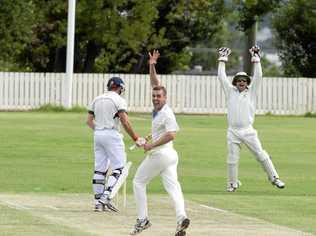 HOWZAT? Wests' paceman Shaun McCarthy appeals for the wicket of Metropolitan-Easts batsman Darren Koch in their Harding-Madsen Shield match earlier this season. Picture: Nev Madsen