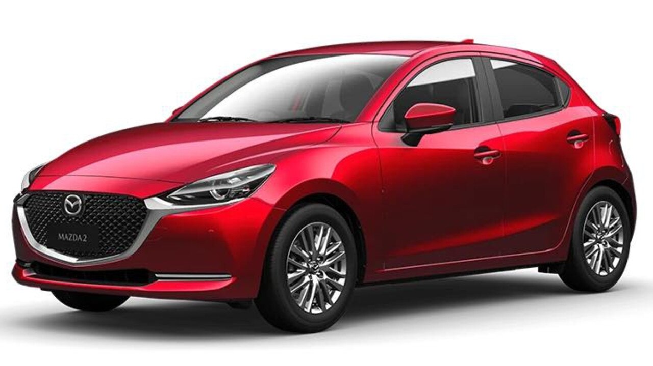 A 2018 Mazda 2 hatchback (similar to pictured) was used in a low-speed ram raid at the Ridge Shopping Centre on December 4 about 4.45am after it was stolen from an Oakey home.