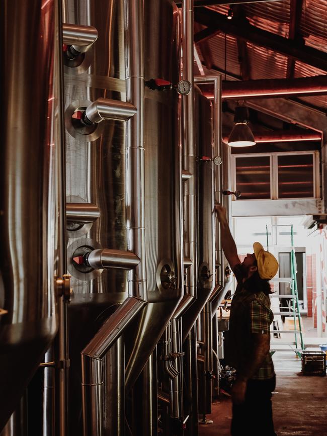 Felons Brewing Co at Howard Smith Wharves.