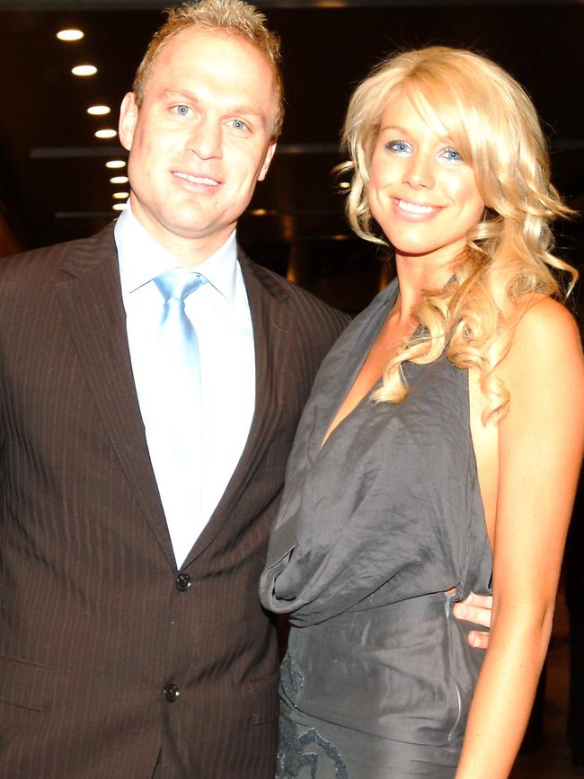 Chad Cornes and Julia Cherry in 2006.